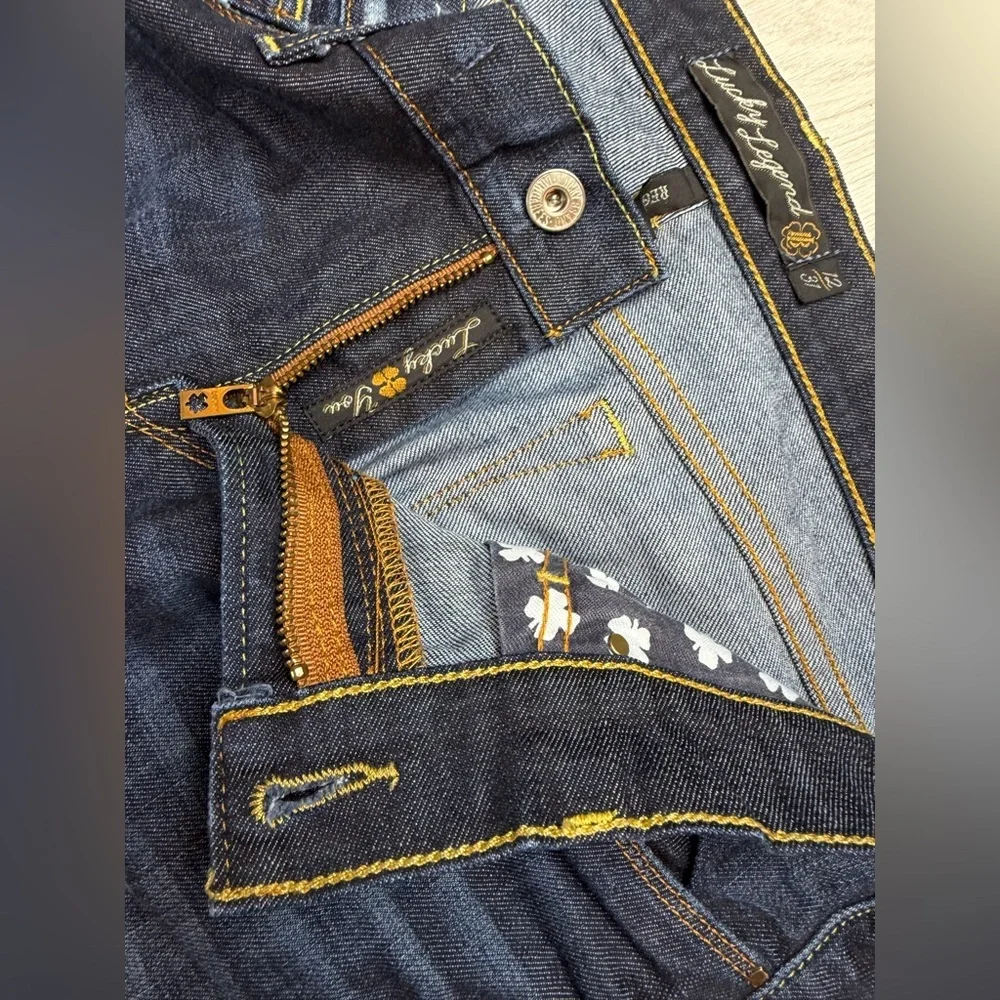 Vintage Lucky Legend Zoe Womens Jeans Dark Wash Mid Rise Straight Size‎ 31